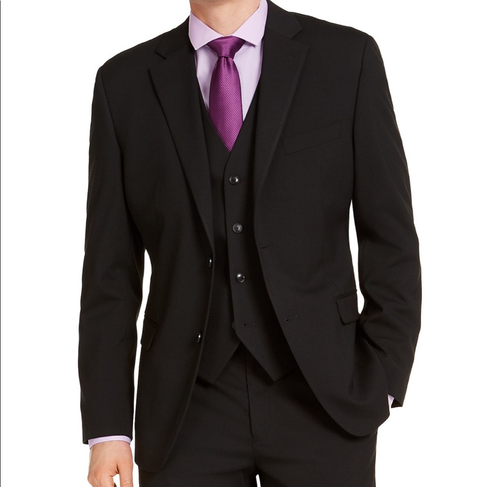 Men’s Black Alfani Dress Suit & Pants